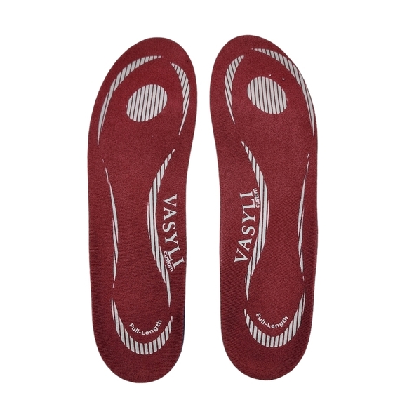 Vasyli Unisex Full-Length Shock Absorber Custom Orthotics - S - Picture 7 of 13